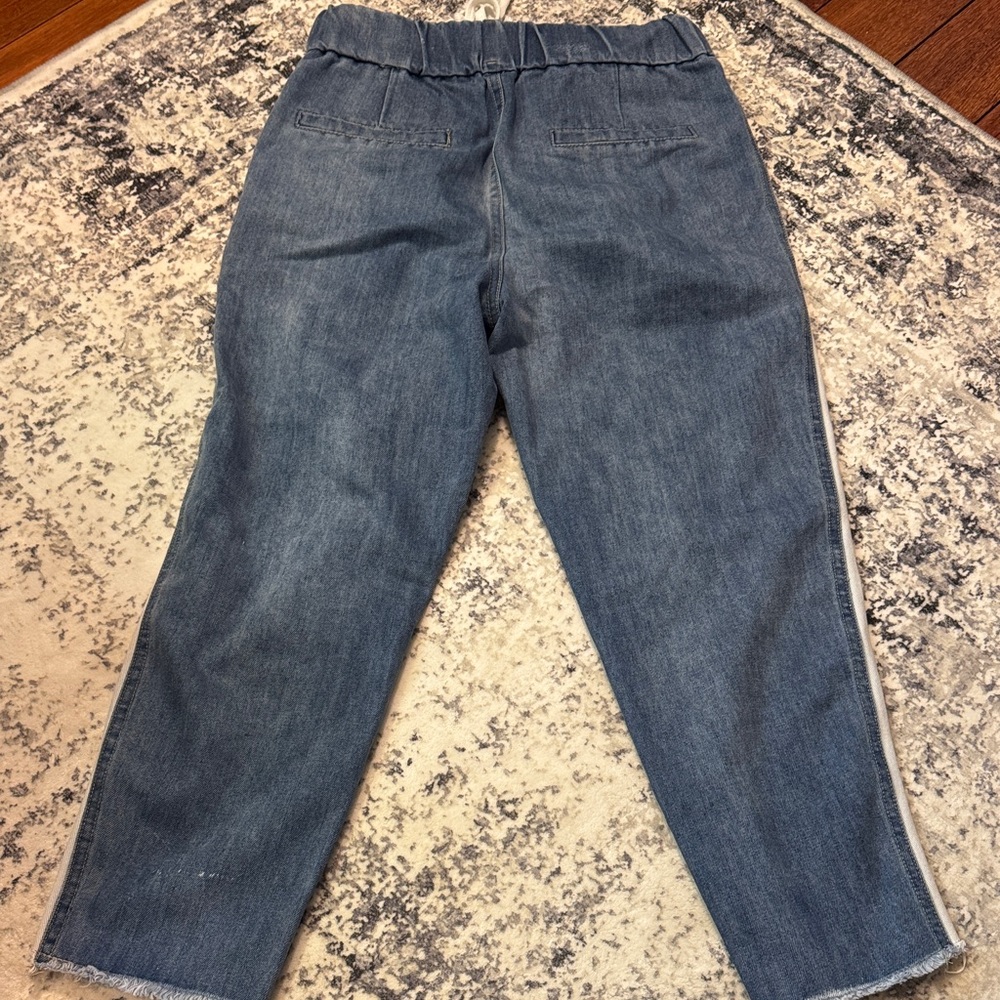 SHEIN Blue and Gray Women's Jeans - Picture 4 of 5